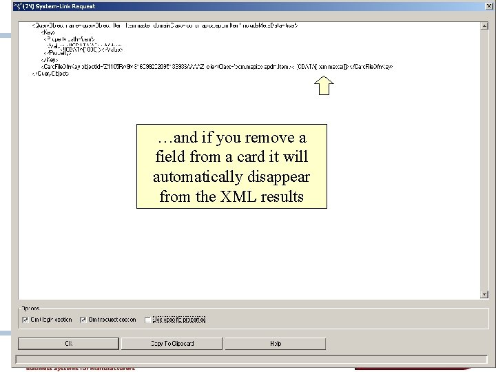 …and if you remove a field from a card it will automatically disappear from
