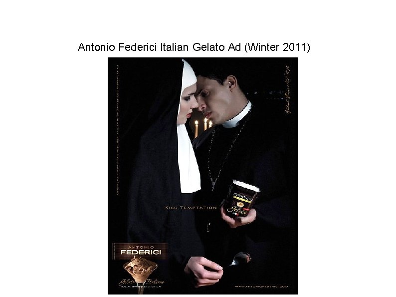 Antonio Federici Italian Gelato Ad (Winter 2011) 