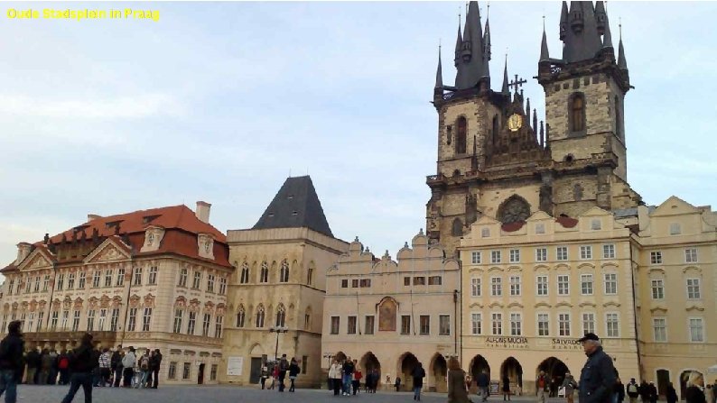 Oude Stadsplein in Praag 