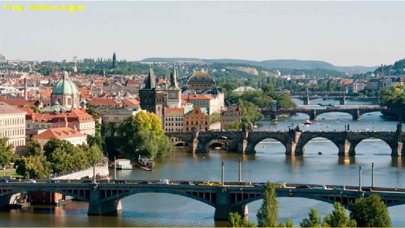 Praag - Moldau bruggen 