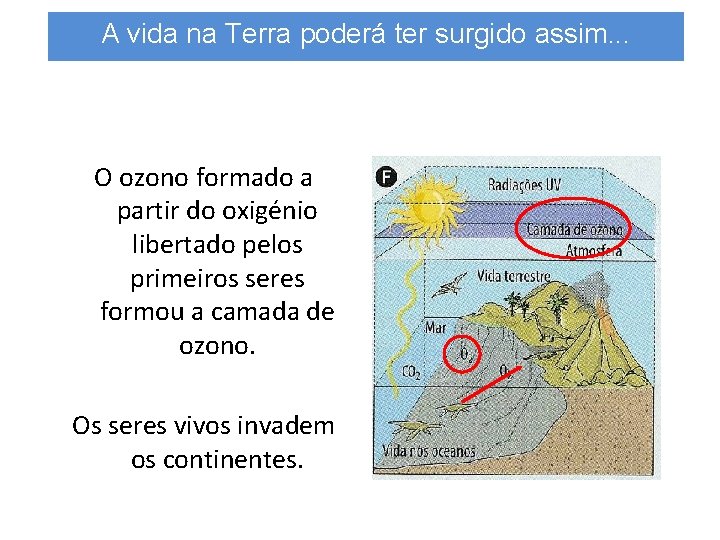 A vida na Terra poderá ter surgido assim. . . O ozono formado a