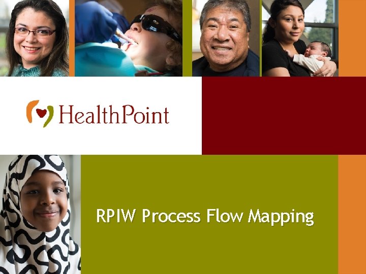 RPIW Process Flow Mapping Because EVERYONE Deserves GREAT CARE 1 