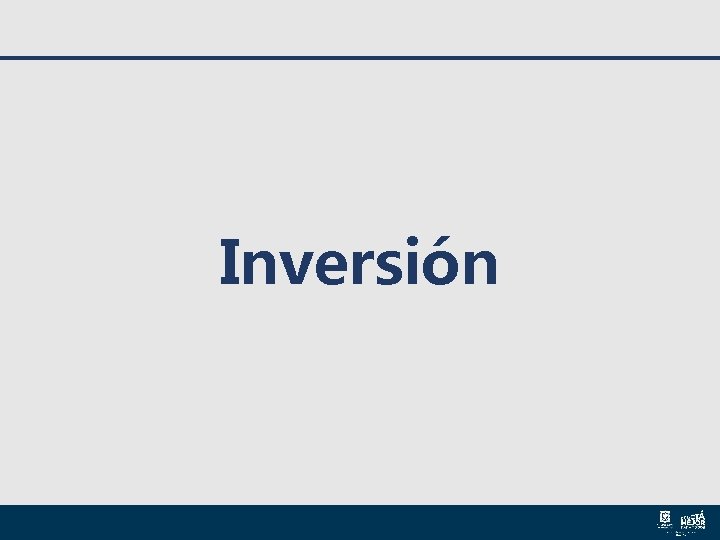 Inversión Inversión
