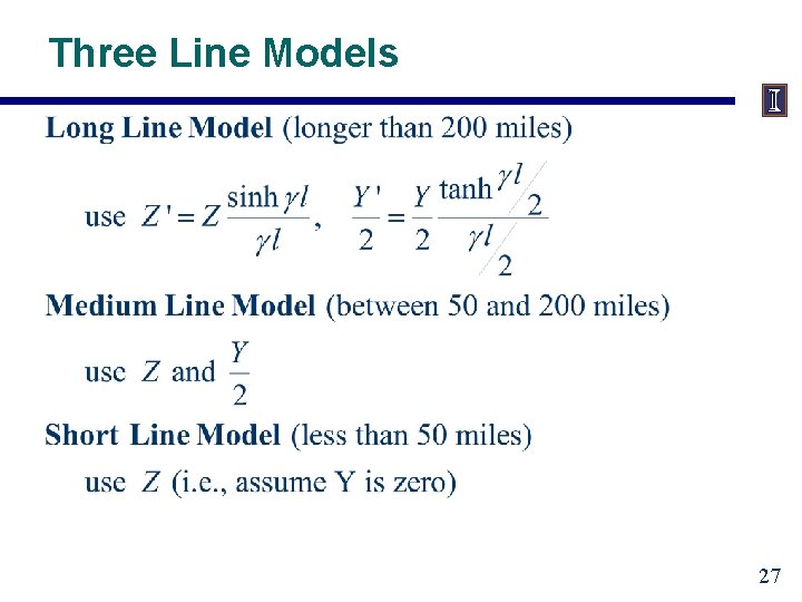 ECE 476 Power System Analysis Lecture 8 Transmission