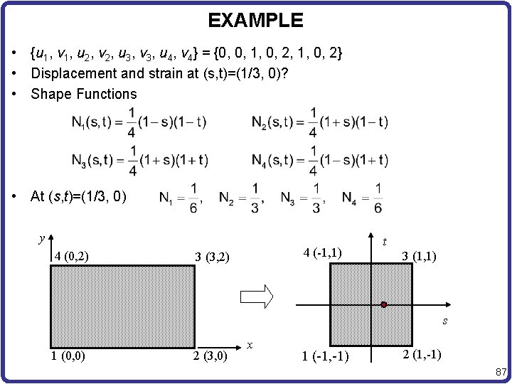 EXAMPLE • {u 1, v 1, u 2, v 2, u 3, v 3,