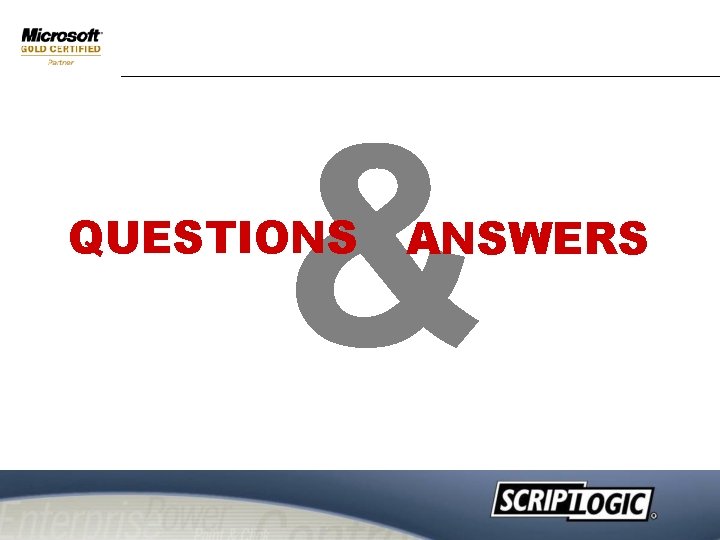 & QUESTIONS ANSWERS & QUESTIONS ANSWERS