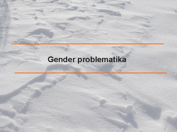 Gender problematika 