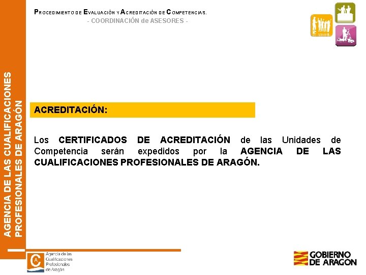 PROCEDIMIENTO DE EVALUACIÓN Y ACREDITACIÓN DE COMPETENCIAS. AGENCIA DE LAS CUALIFICACIONES PROFESIONALES DE ARAGÓN PROCEDIMIENTO DE EVALUACIÓN Y ACREDITACIÓN DE COMPETENCIAS. AGENCIA DE LAS CUALIFICACIONES PROFESIONALES DE ARAGÓN