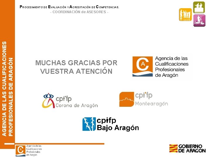 PROCEDIMIENTO DE EVALUACIÓN Y ACREDITACIÓN DE COMPETENCIAS. AGENCIA DE LAS CUALIFICACIONES PROFESIONALES DE ARAGÓN PROCEDIMIENTO DE EVALUACIÓN Y ACREDITACIÓN DE COMPETENCIAS. AGENCIA DE LAS CUALIFICACIONES PROFESIONALES DE ARAGÓN