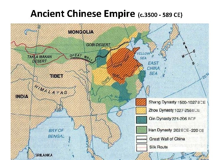 Ancient Chinese Empire (c. 3500 - 589 CE) 