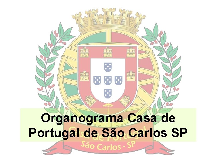 Organograma Casa de Portugal de São Carlos SP 