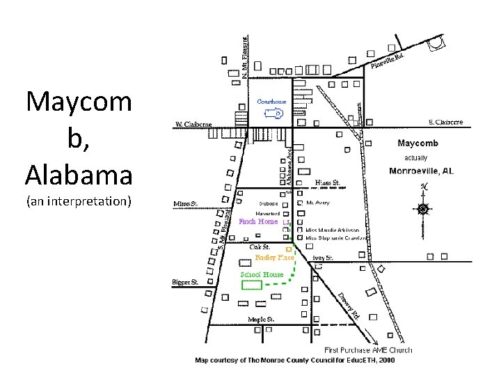 Maycom b, Alabama (an interpretation) 