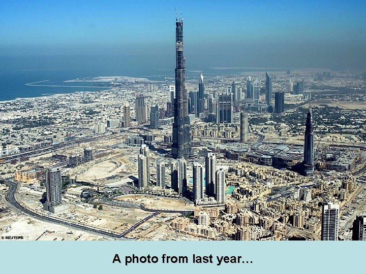 A photo from last year… 