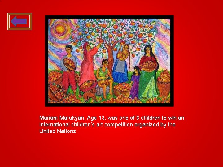 Mariam Marukyan, Age 13, was one of 6 children to win an international children’s