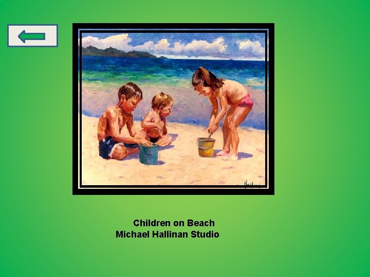 Children on Beach Michael Hallinan Studio 