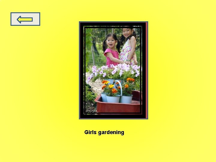 Girls gardening 
