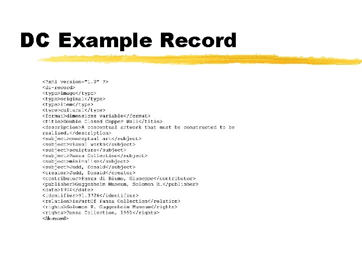 DC Example Record 