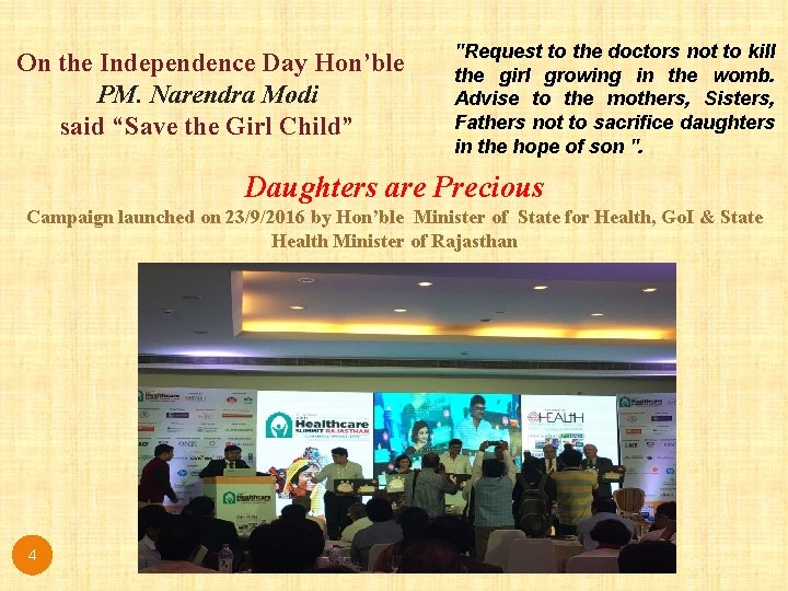 On the Independence Day Hon’ble PM. Narendra Modi said “Save the Girl Child” "Request On the Independence Day Hon’ble PM. Narendra Modi said “Save the Girl Child” "Request