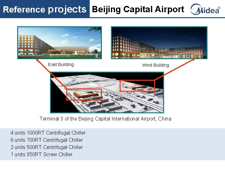 Reference projects Beijing Capital Airport East Building West Building Terminal 3 of the Beijing