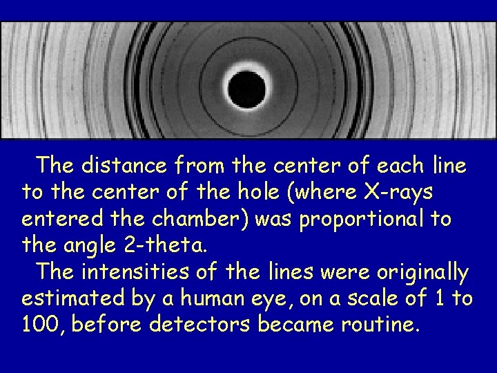 The distance from the center of each line to the center of the hole The distance from the center of each line to the center of the hole