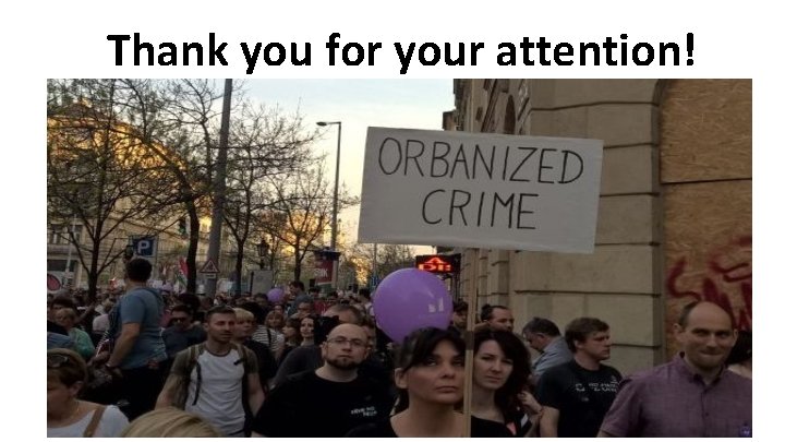 Thank you for your attention! 