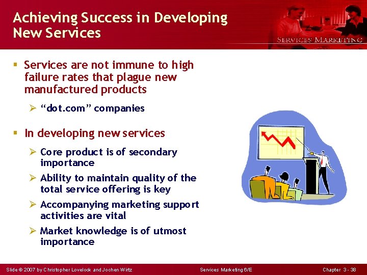 Achieving Success in Developing New Services § Services are not immune to high failure