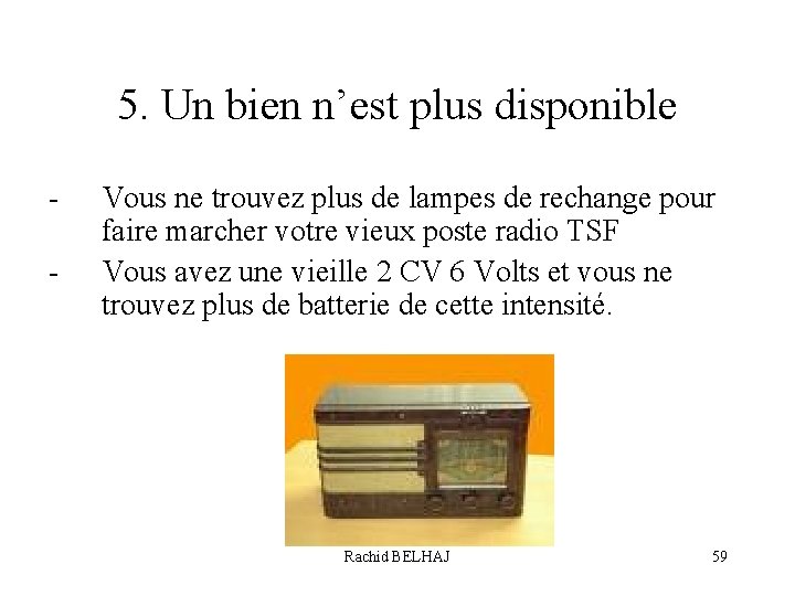 5. Un bien n’est plus disponible - Vous ne trouvez plus de lampes de