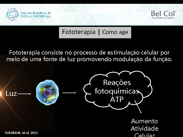 Fototerapia | Como age Fototerapia consiste no processo de estimulação celular por meio de