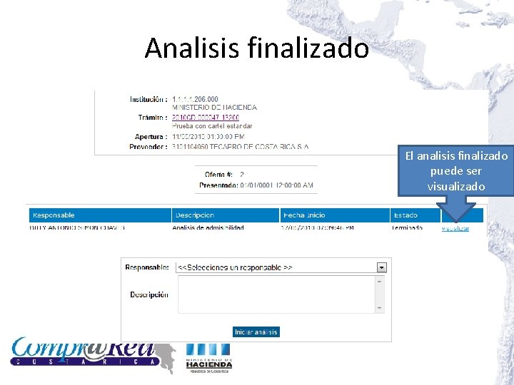 Analisis finalizado El analisis finalizado puede ser visualizado 