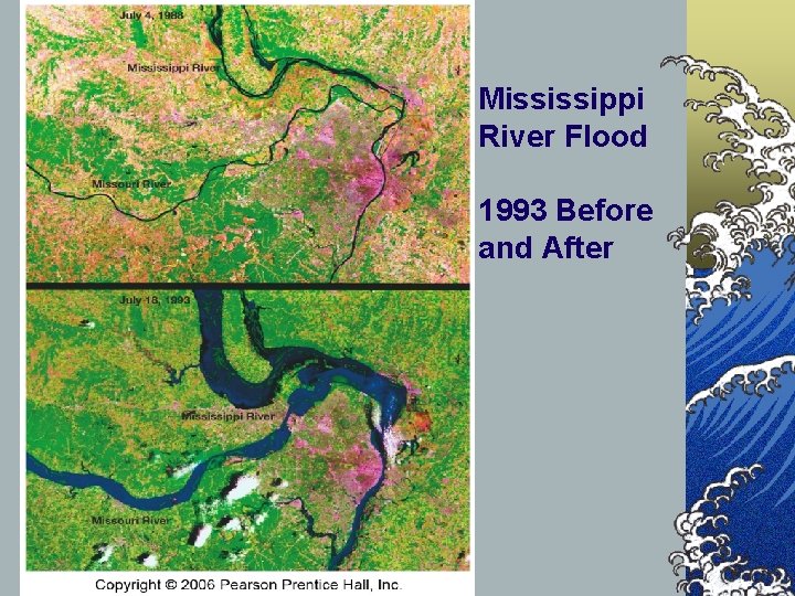 Mississippi River Flood 1993 Before and After 