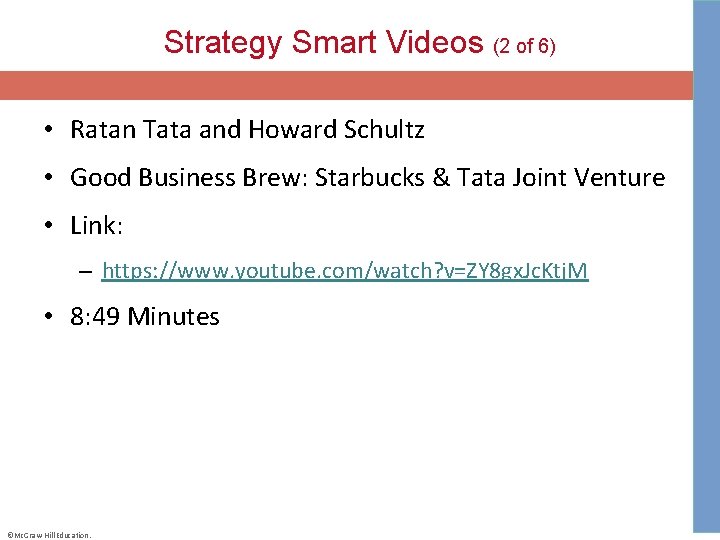 Strategy Smart Videos (2 of 6) • Ratan Tata and Howard Schultz • Good