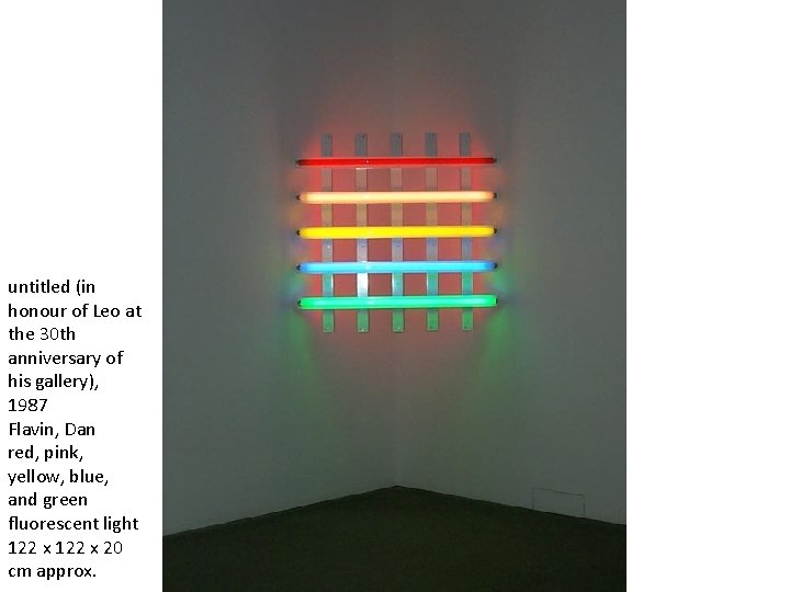 untitled (in honour of Leo at the 30 th anniversary of his gallery), 1987