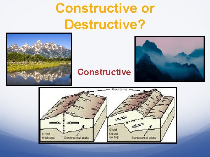 Constructive or Destructive? Constructive 