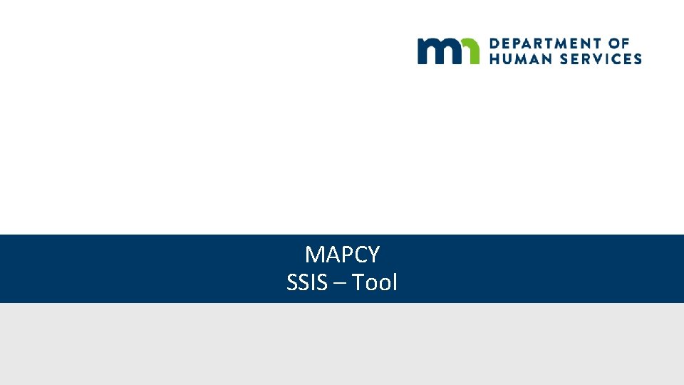 MAPCY SSIS – Tool 