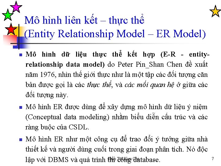 Mô hình liên kết – thực thể (Entity Relationship Model – ER Model) n
