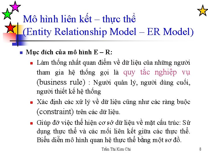 Mô hình liên kết – thực thể (Entity Relationship Model – ER Model) n