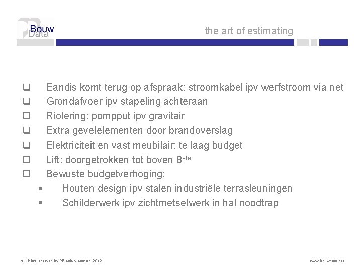 the art of estimating q q q q Eandis komt terug op afspraak: stroomkabel the art of estimating q q q q Eandis komt terug op afspraak: stroomkabel