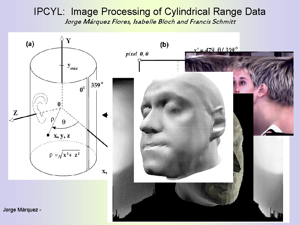 IPCYL: Image Processing of Cylindrical Range Data Jorge Márquez Flores, Isabelle Bloch and Francis