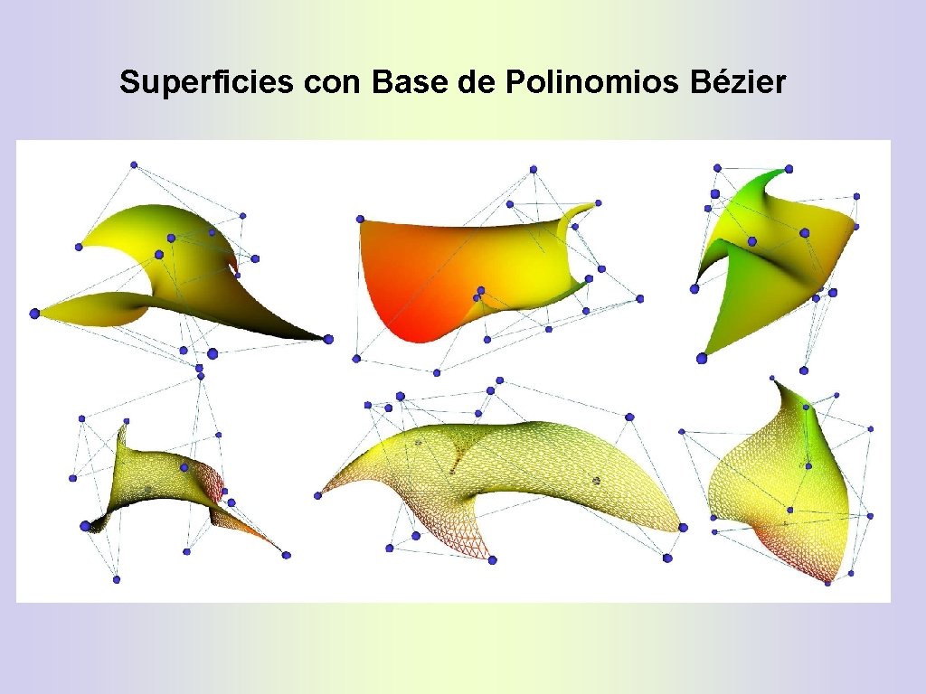 Superficies con Base de Polinomios Bézier 