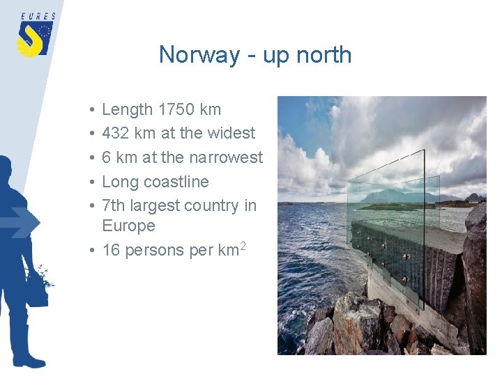 Norway - up north • • • Length 1750 km 432 km at the