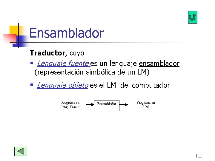 Ensamblador Traductor, cuyo § Lenguaje fuente es un lenguaje ensamblador (representación simbólica de un Ensamblador Traductor, cuyo § Lenguaje fuente es un lenguaje ensamblador (representación simbólica de un