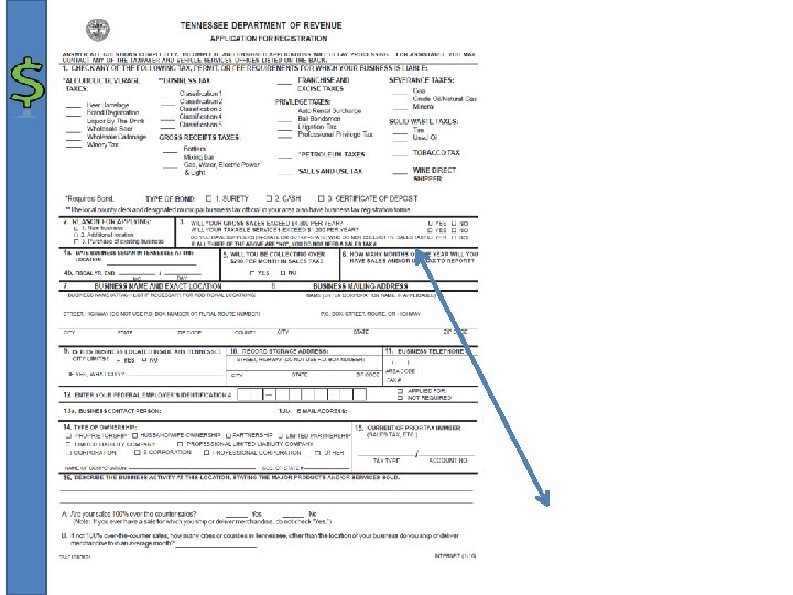 Tennessee Sales Tax Regulations on the Sale of