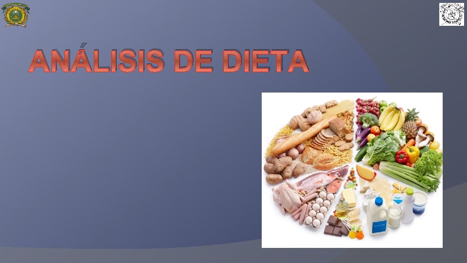 ANÁLISIS DE DIETA 
