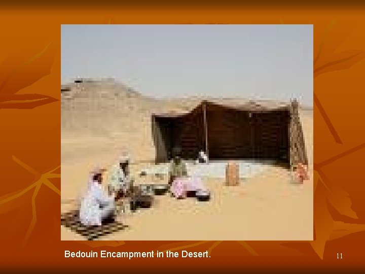 Bedouin Encampment in the Desert. 11 