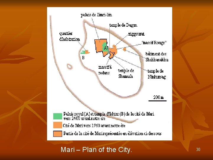 Mari – Plan of the City. 30 