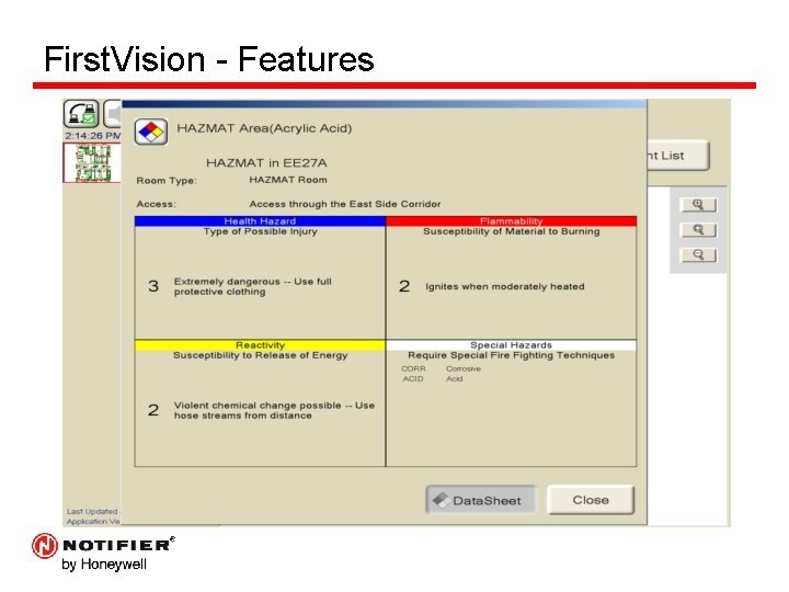 First. Vision - Features 