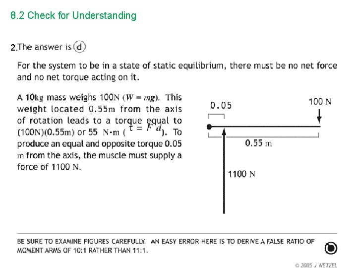 8. 2 Check for Understanding 2. 