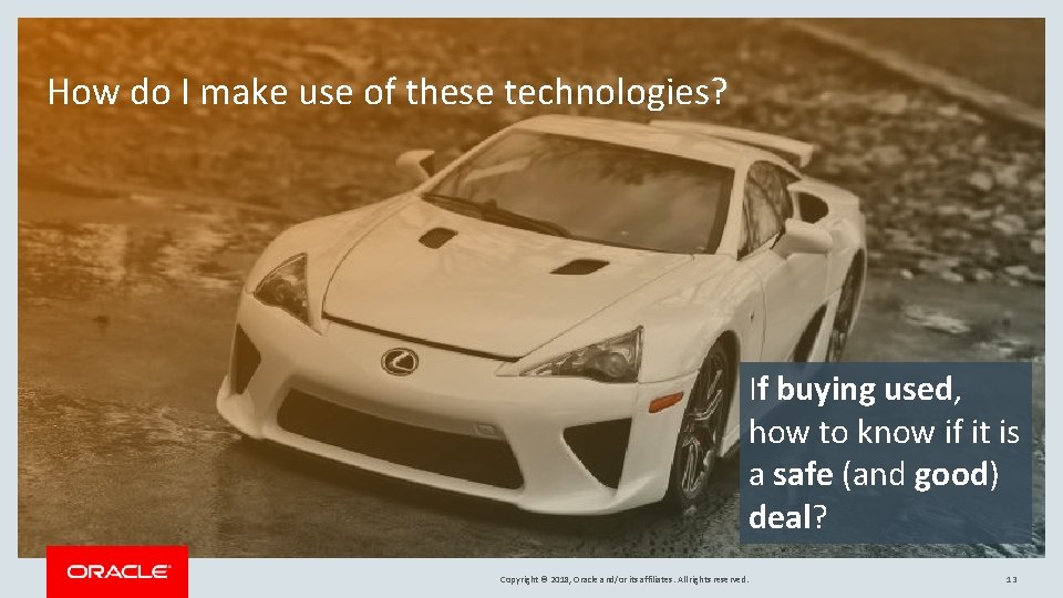How do I make use of these technologies? If buying used, how to know How do I make use of these technologies? If buying used, how to know