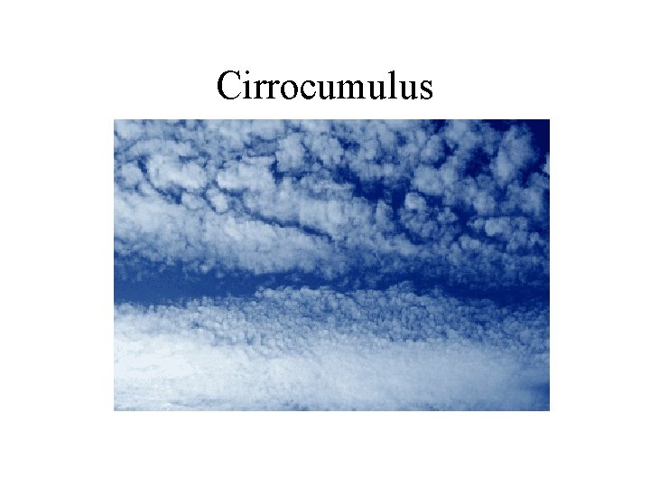 Cirrocumulus 