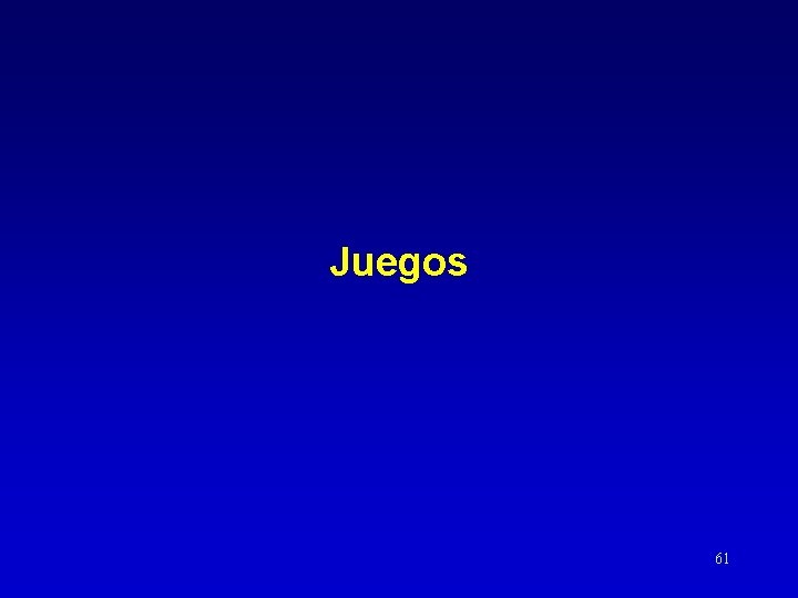 Juegos 61 